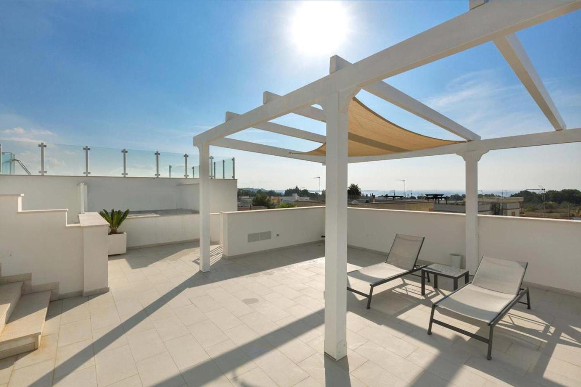 Ferienwohnung Piscina Panoramica Vista Mare - Wifi - Ac Int 9 Santa Maria al Bagno Exterior foto