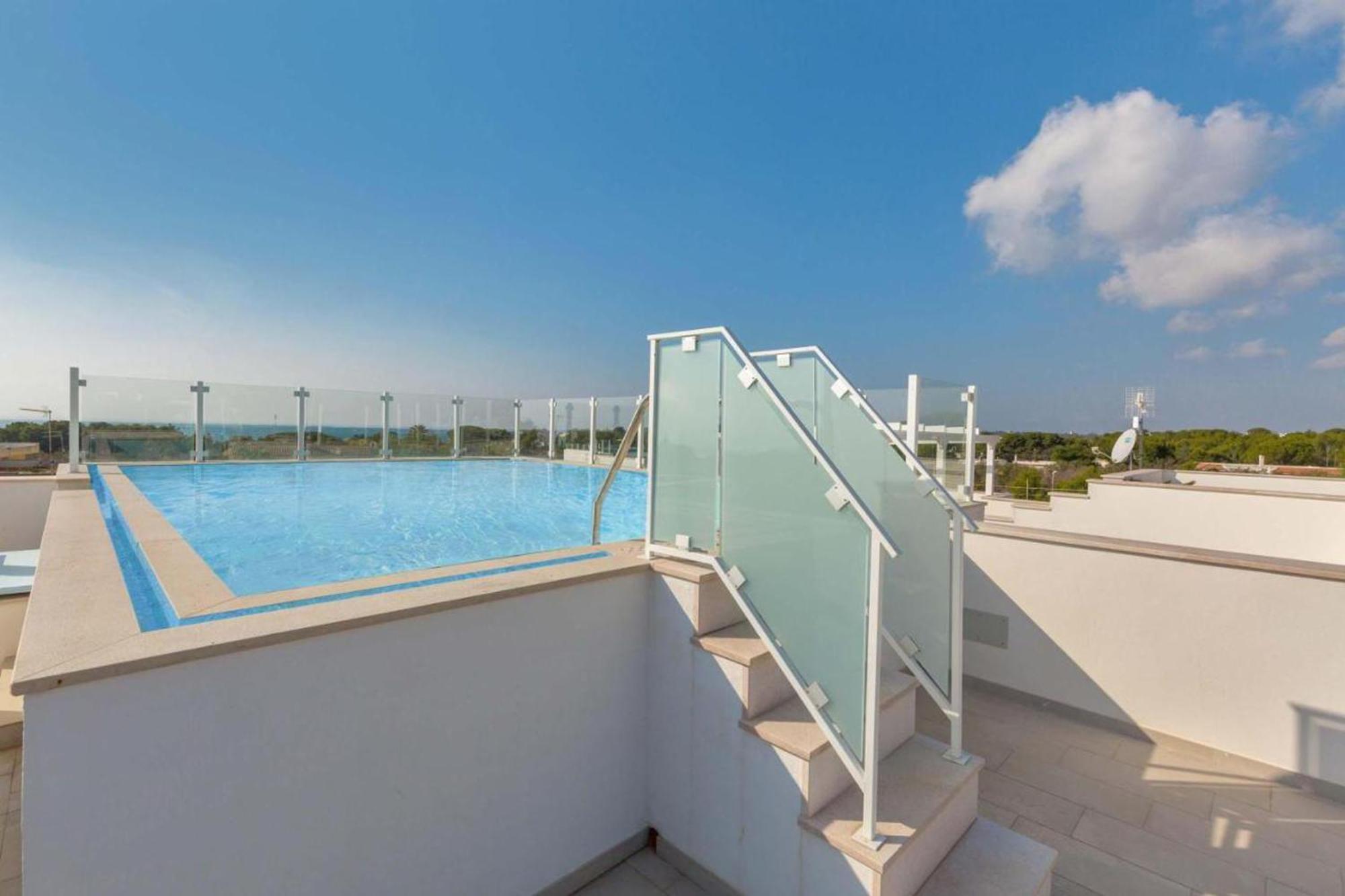 Ferienwohnung Piscina Panoramica Vista Mare - Wifi - Ac Int 9 Santa Maria al Bagno Exterior foto